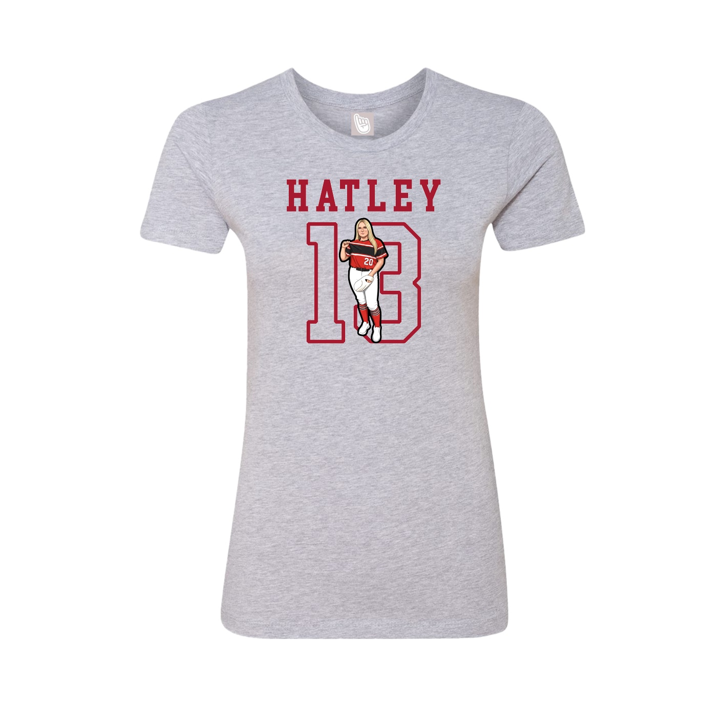 Fitted Women's Tee — Shirsey in Grey