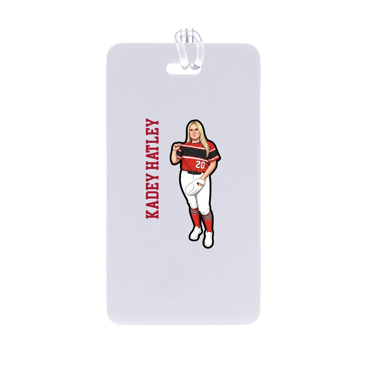 Bag Tag — Name Vertical in Classic