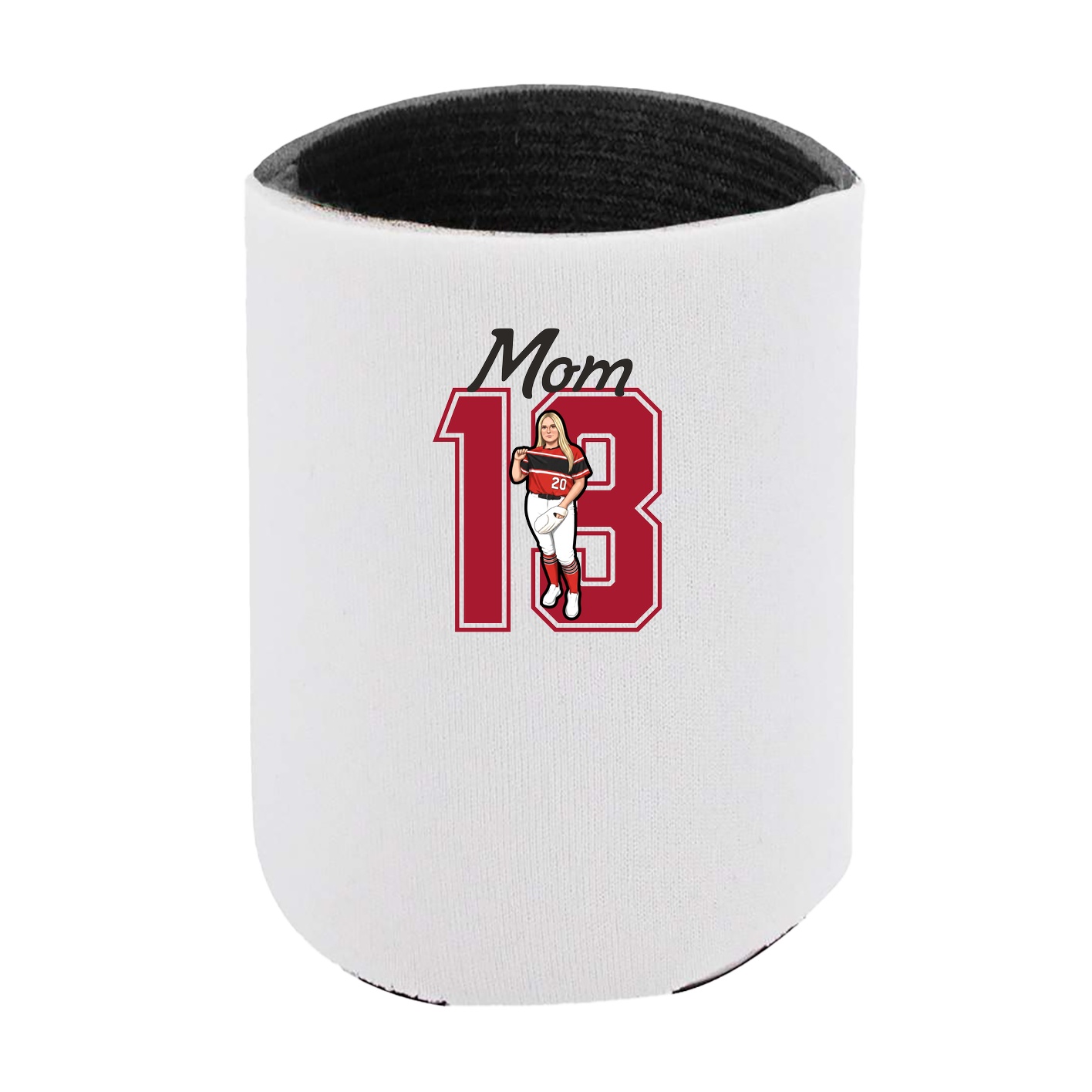 Can Holder — Mothers Day Shirsey in White