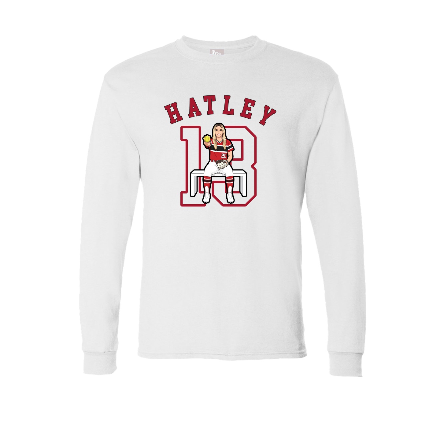Long Sleeve Tee — Shirsey Arch in White