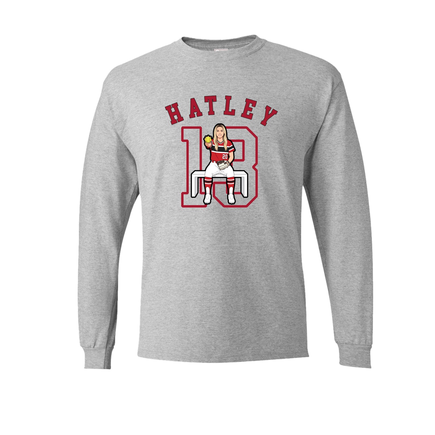 Long Sleeve Tee — Shirsey Arch in Grey