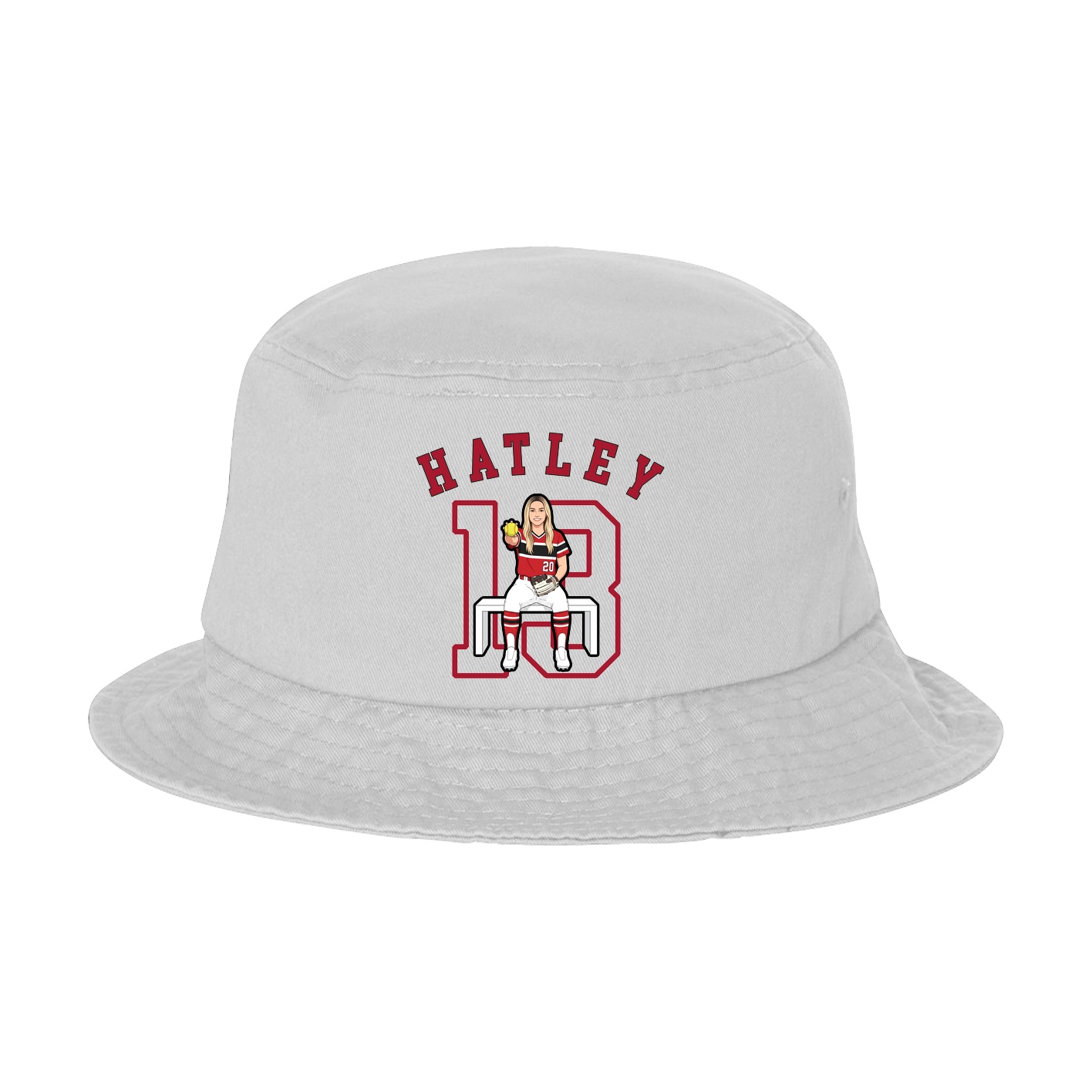 Bucket Cap — Shirsey Arch in White
