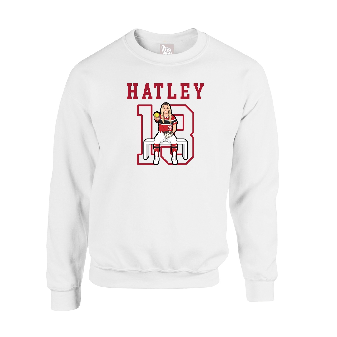 Fleece Crew — Shirsey in White