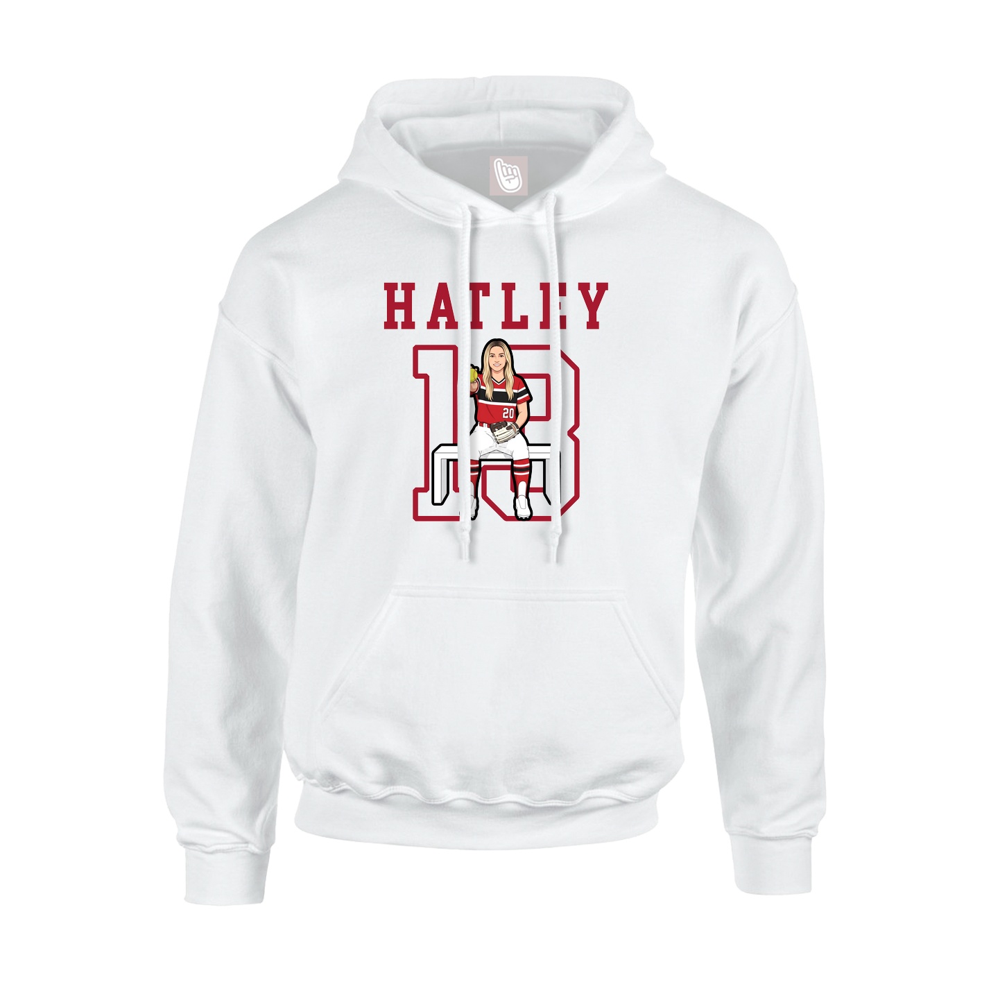 Youth Hoodie — Shirsey in White