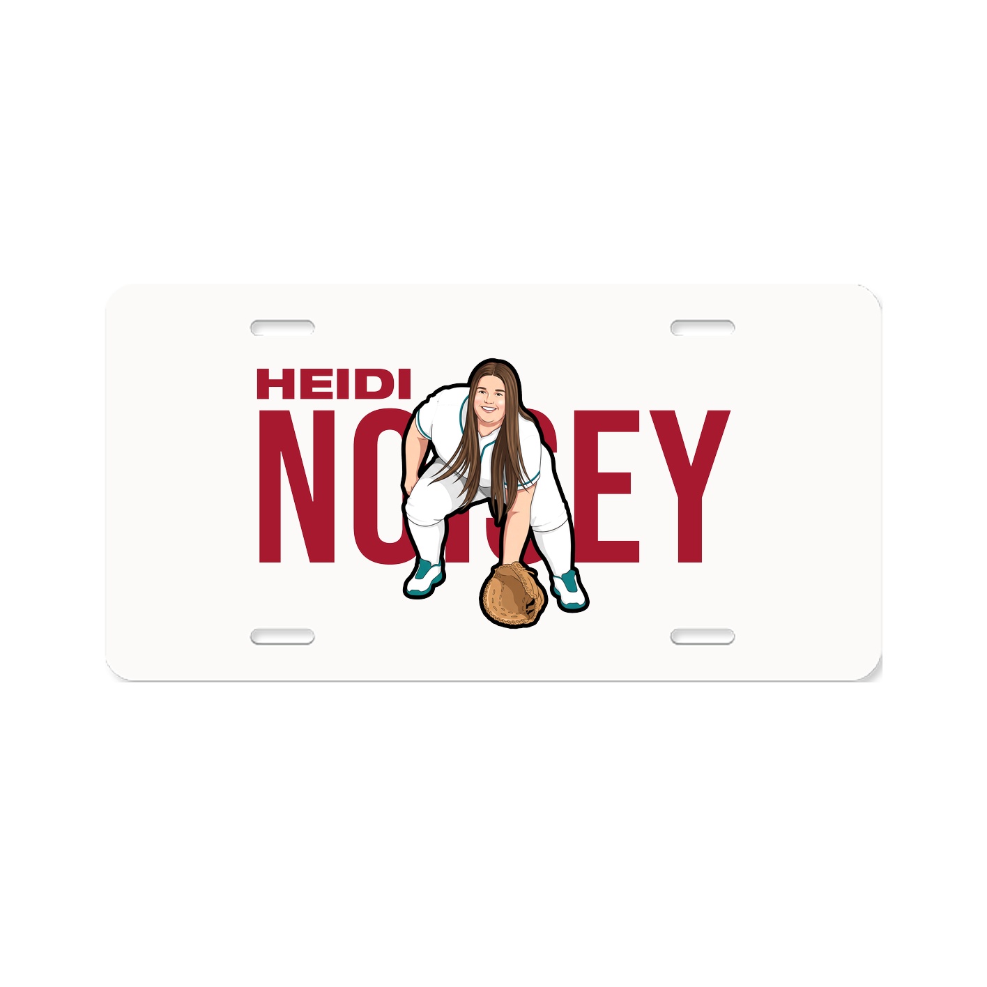 License Plate — Player Name in Classic