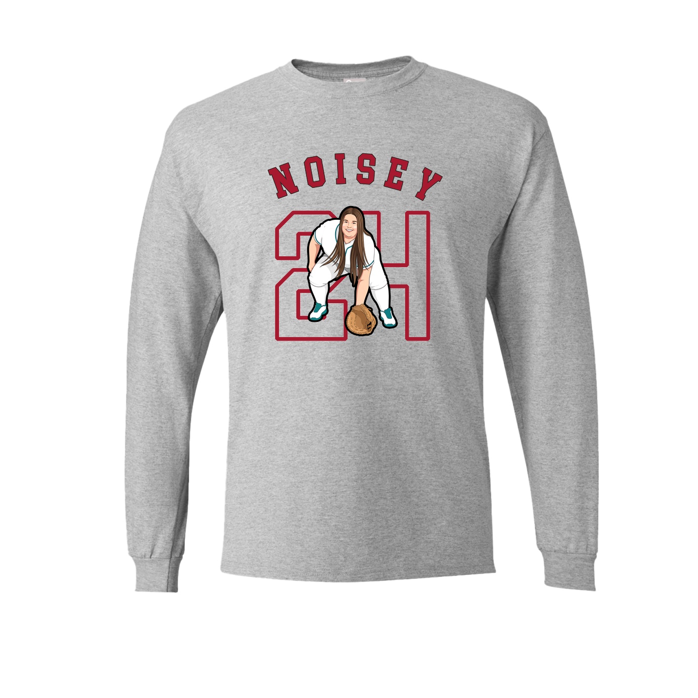 Long Sleeve Tee — Shirsey Arch in Grey