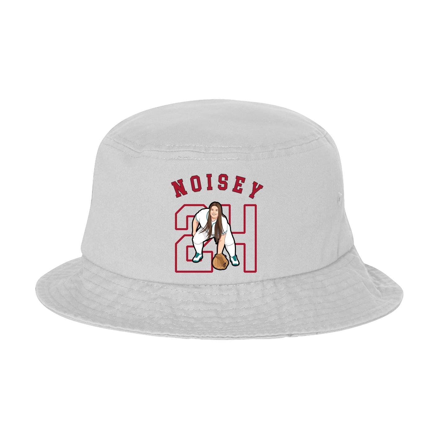 Bucket Cap — Shirsey Arch in White
