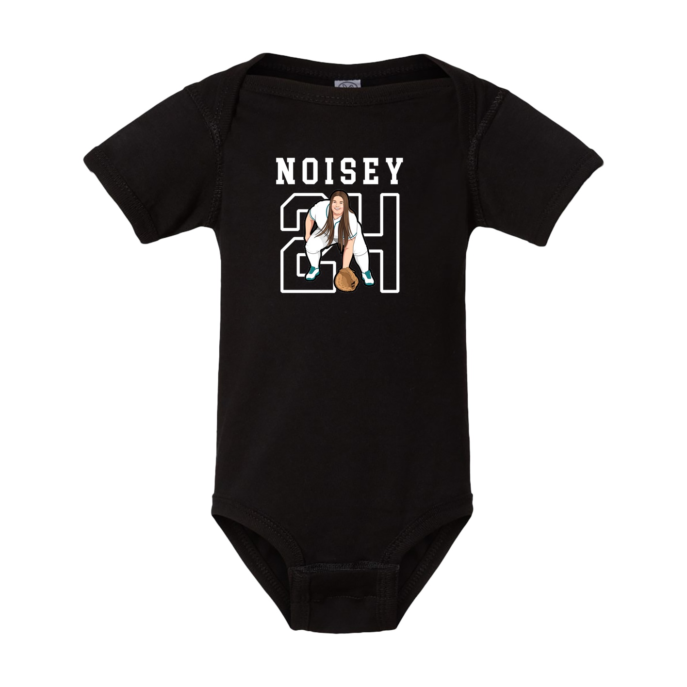 Baby Onesie — Shirsey in Black