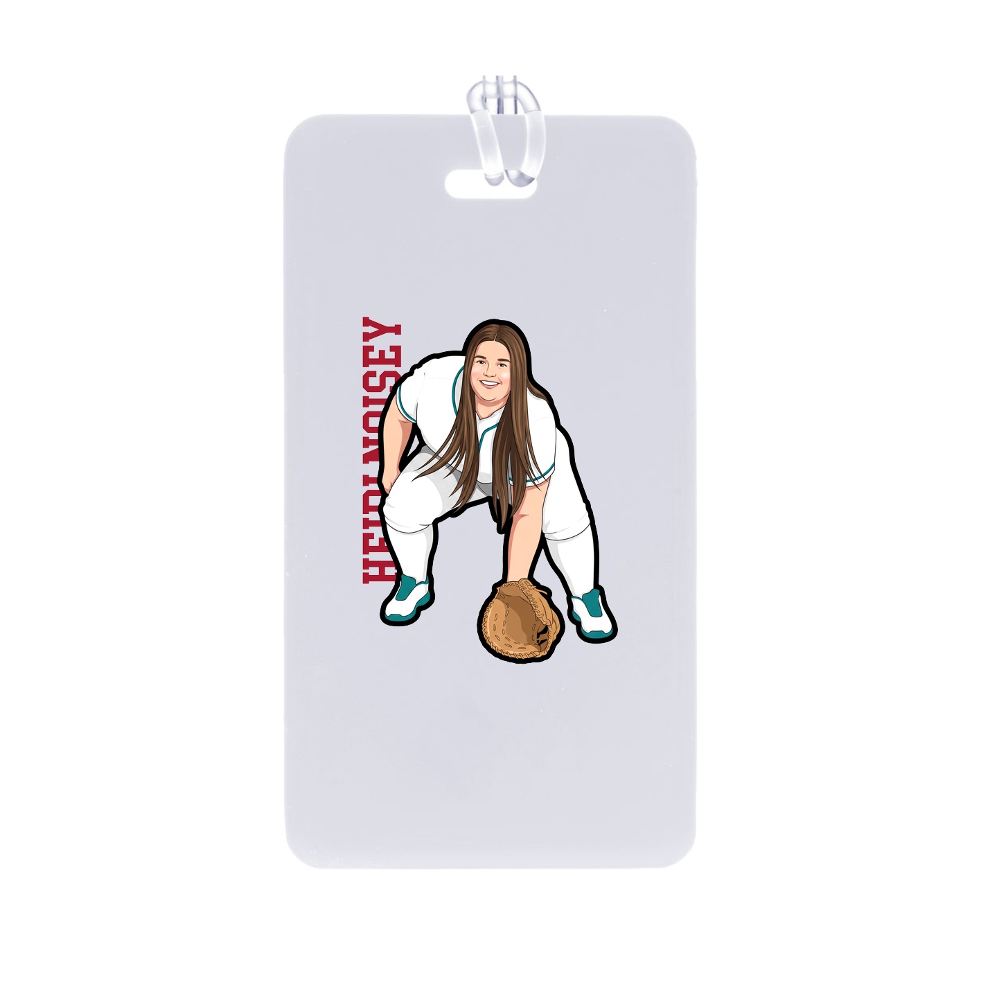 Bag Tag — Name Vertical in Classic
