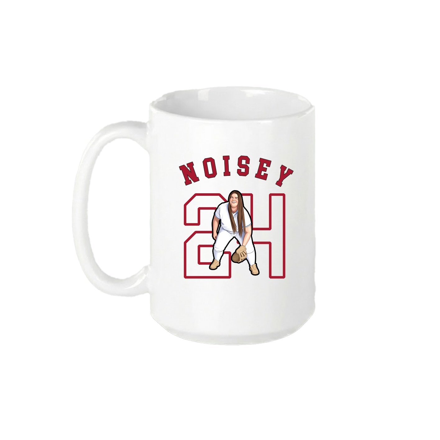 15oz Coffee Mug — Shirsey Arch in White