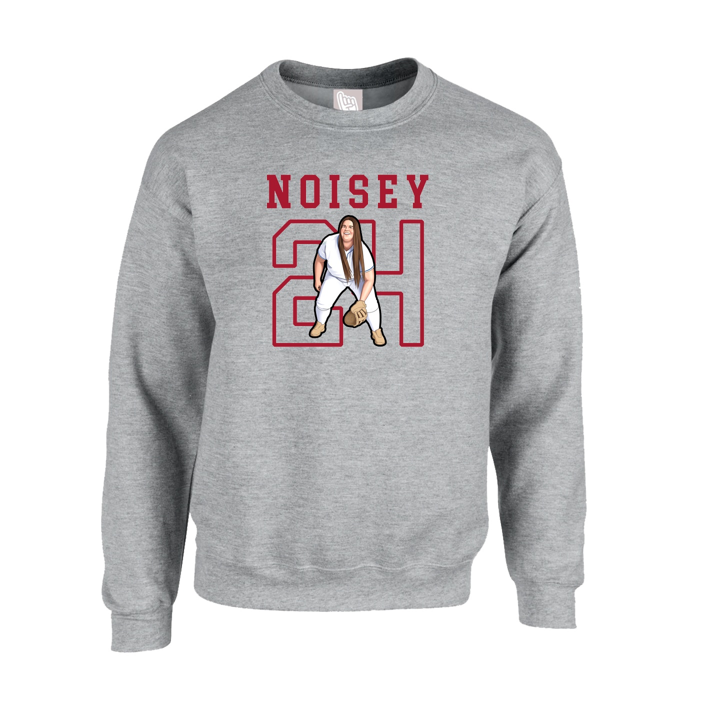 Fleece Crew — Shirsey in Grey