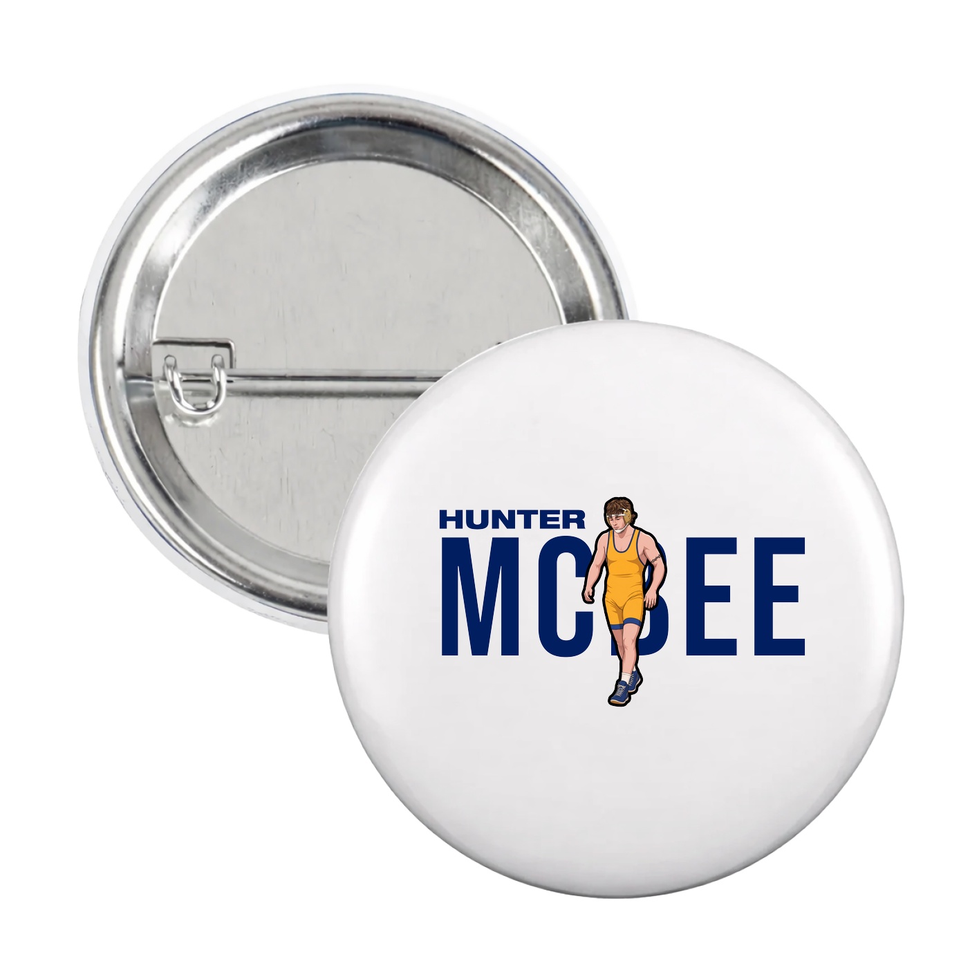 Game Day Button — Player Name in White