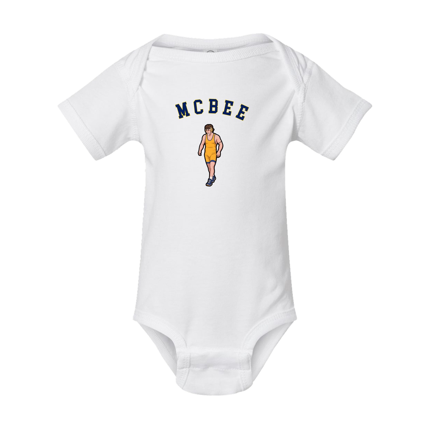 Baby Onesie — Shirsey Arch in White