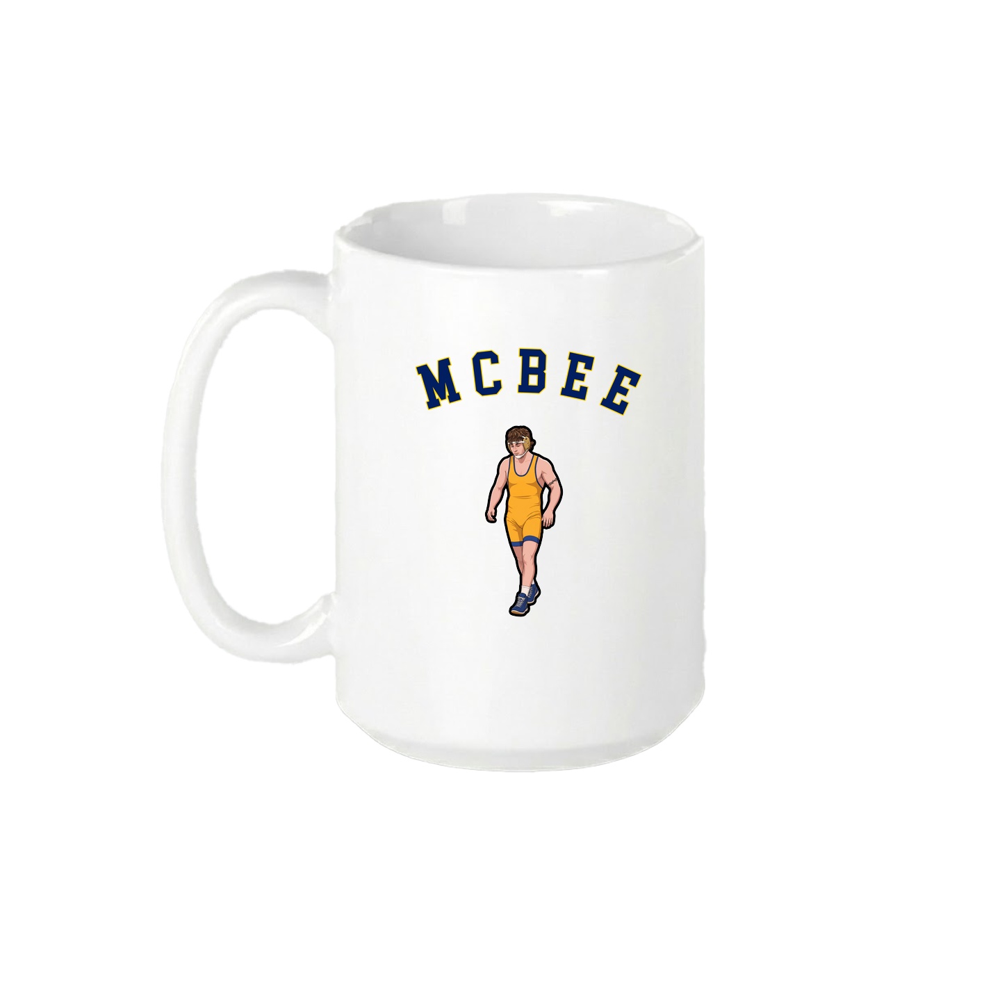 15oz Coffee Mug — Shirsey Arch in White