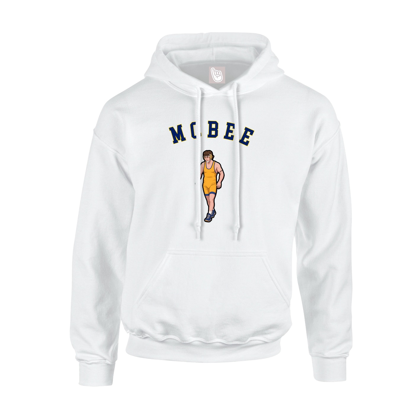 Youth Hoodie — Shirsey Arch in White