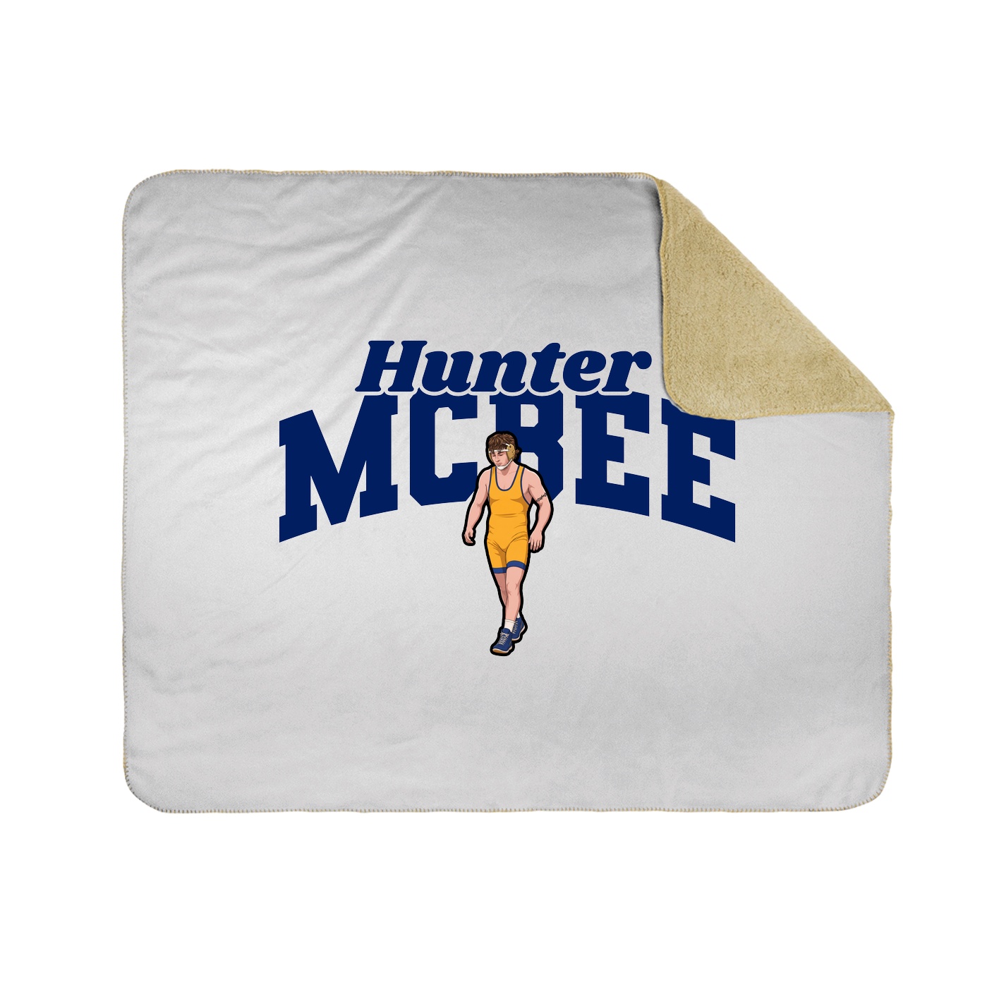 Throw Blanket — Signature Arch in White