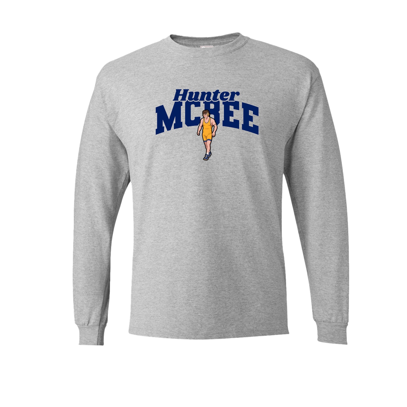Long Sleeve Tee — Signature Arch in Grey