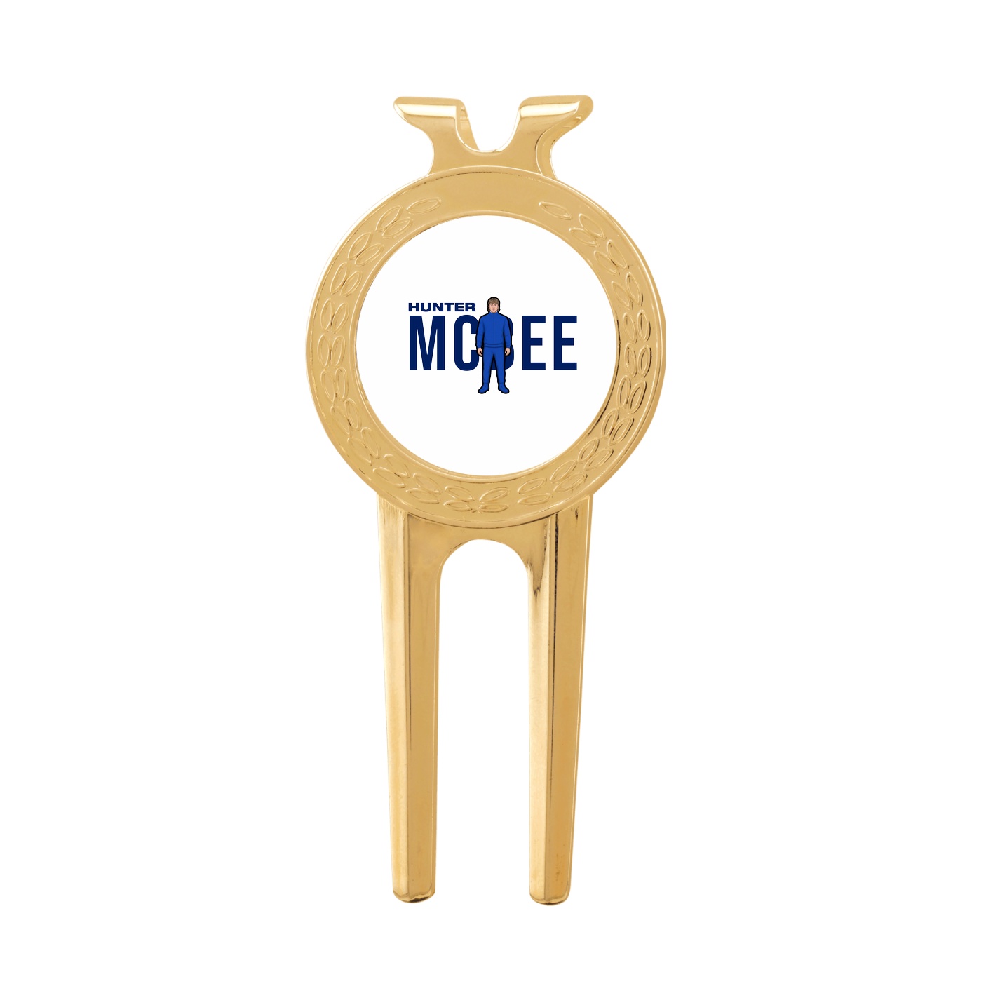 Divot Tool with Ball Marker — Player Name in Classic