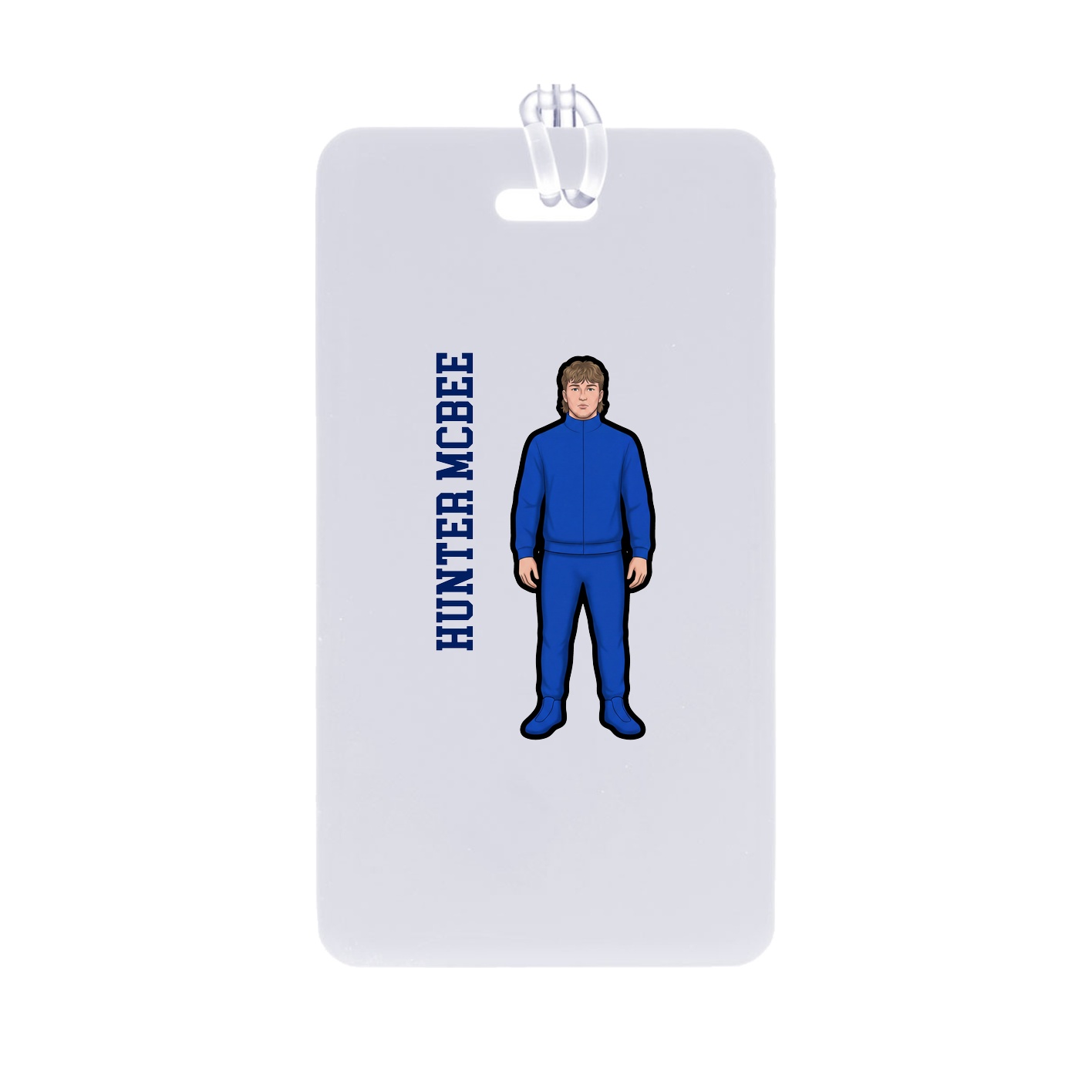 Bag Tag — Name Vertical in Classic