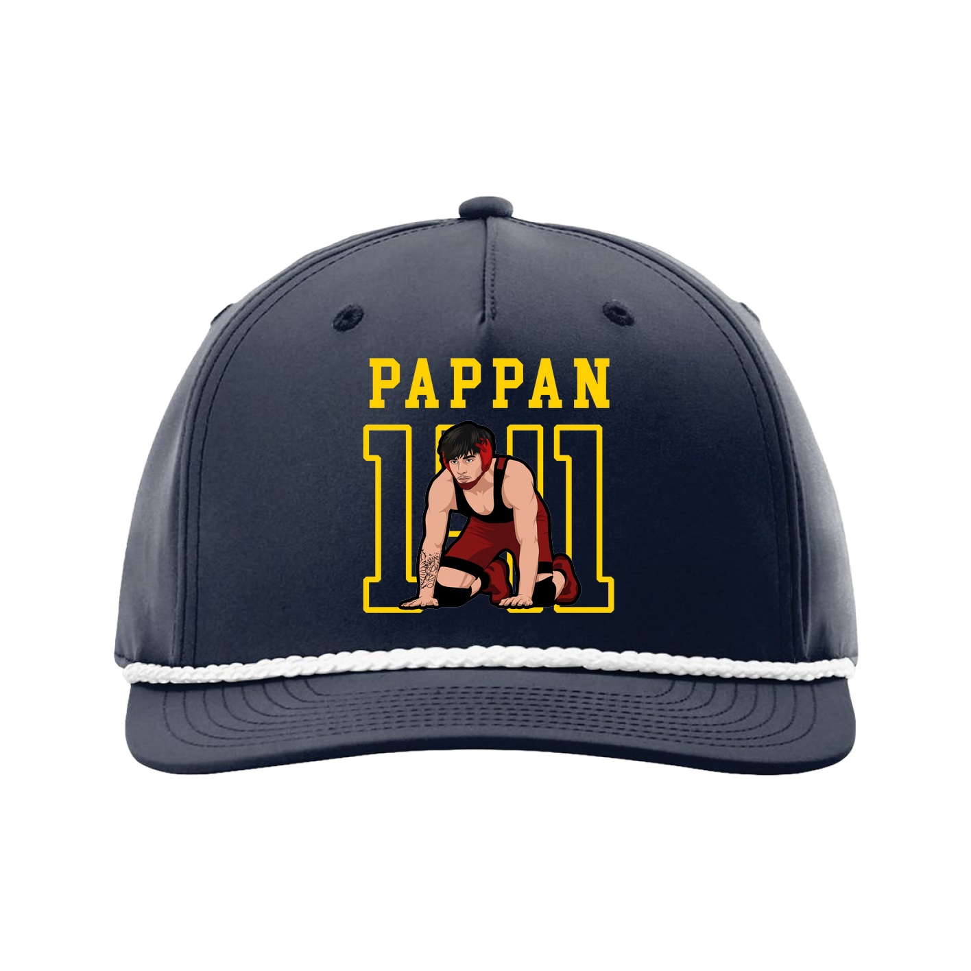 Five-Panel Classic Rope Cap — Shirsey in Navy