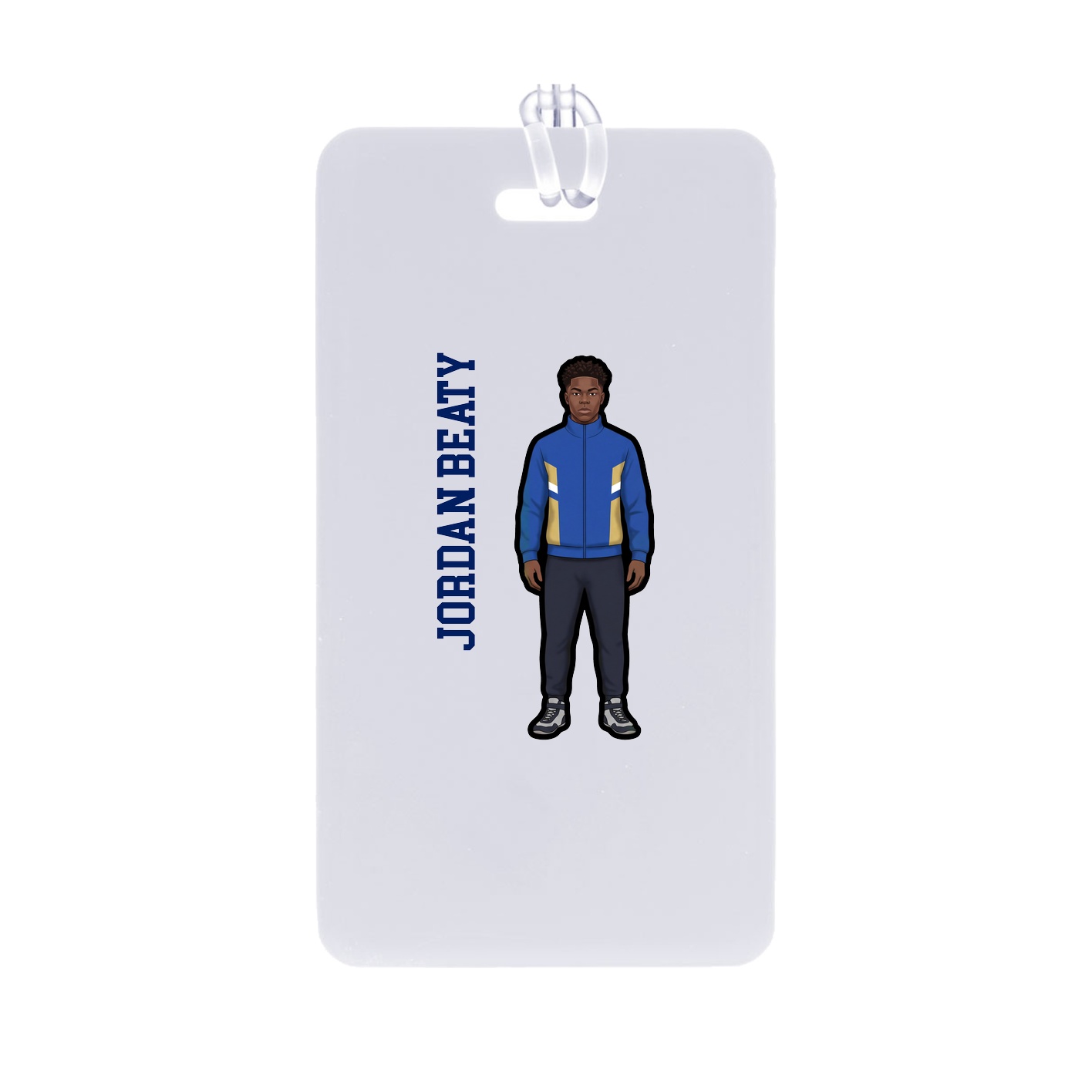 Bag Tag — Name Vertical in Classic