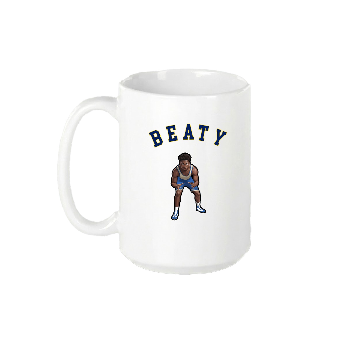 15oz Coffee Mug — Shirsey Arch in White