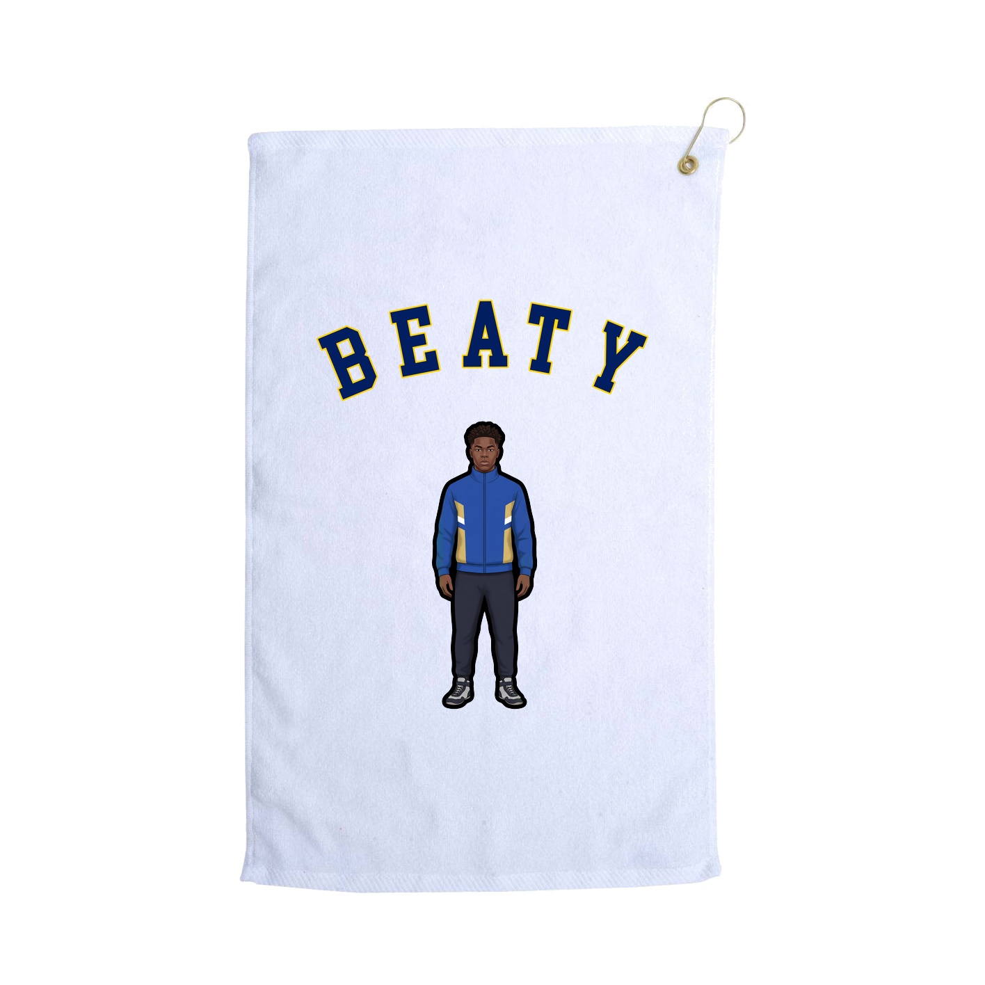 Golf Towel — Shirsey Arch in White