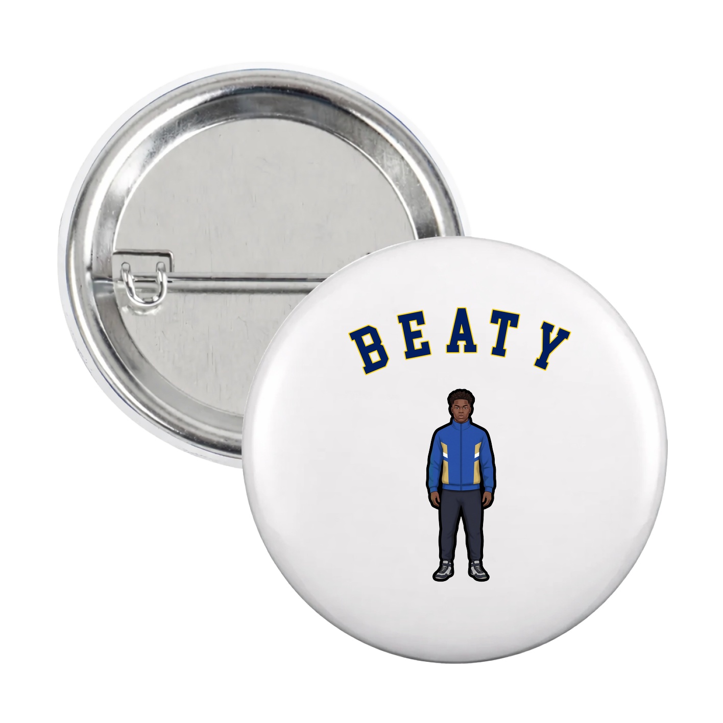 Game Day Button — Shirsey Arch in White