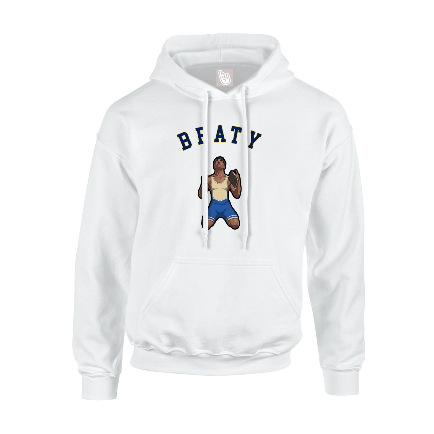Youth Hoodie — Shirsey Arch in White