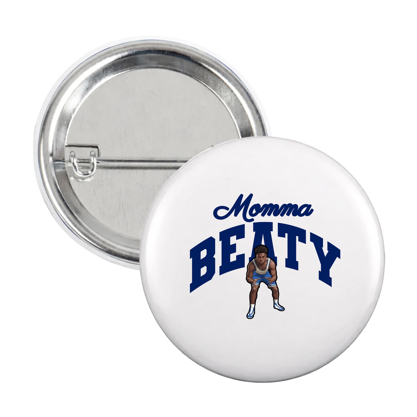 Game Day Button — Mothers Day Arch in White