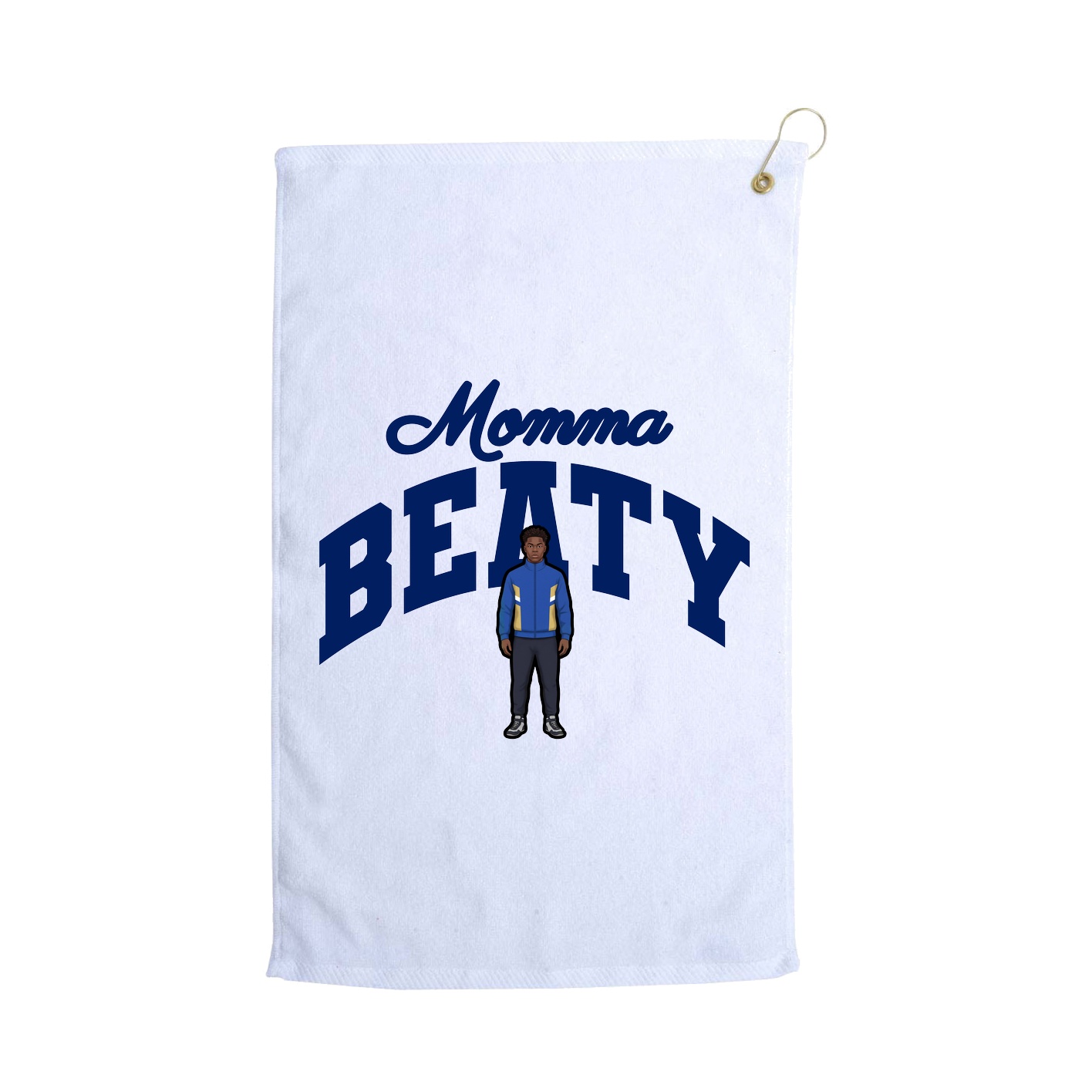 Golf Towel — Mothers Day Arch in White