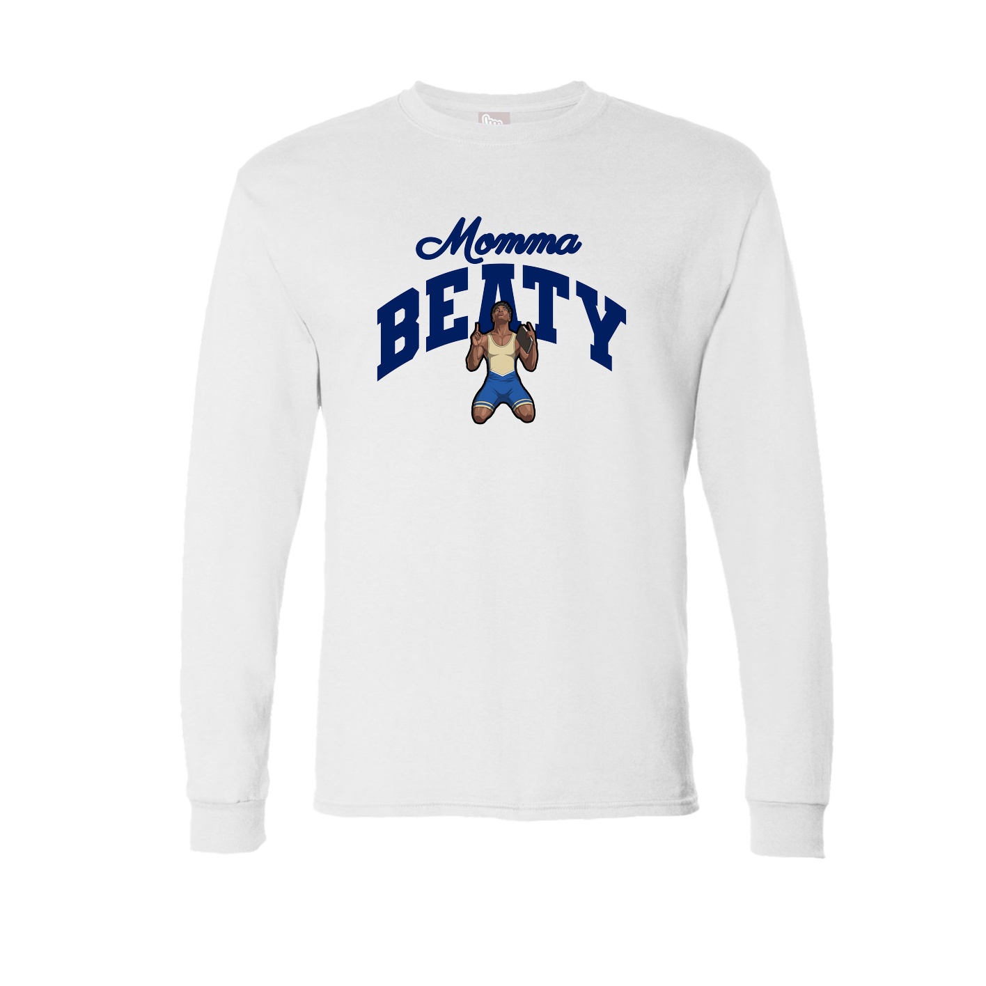 Long Sleeve Tee — Mothers Day Arch in White