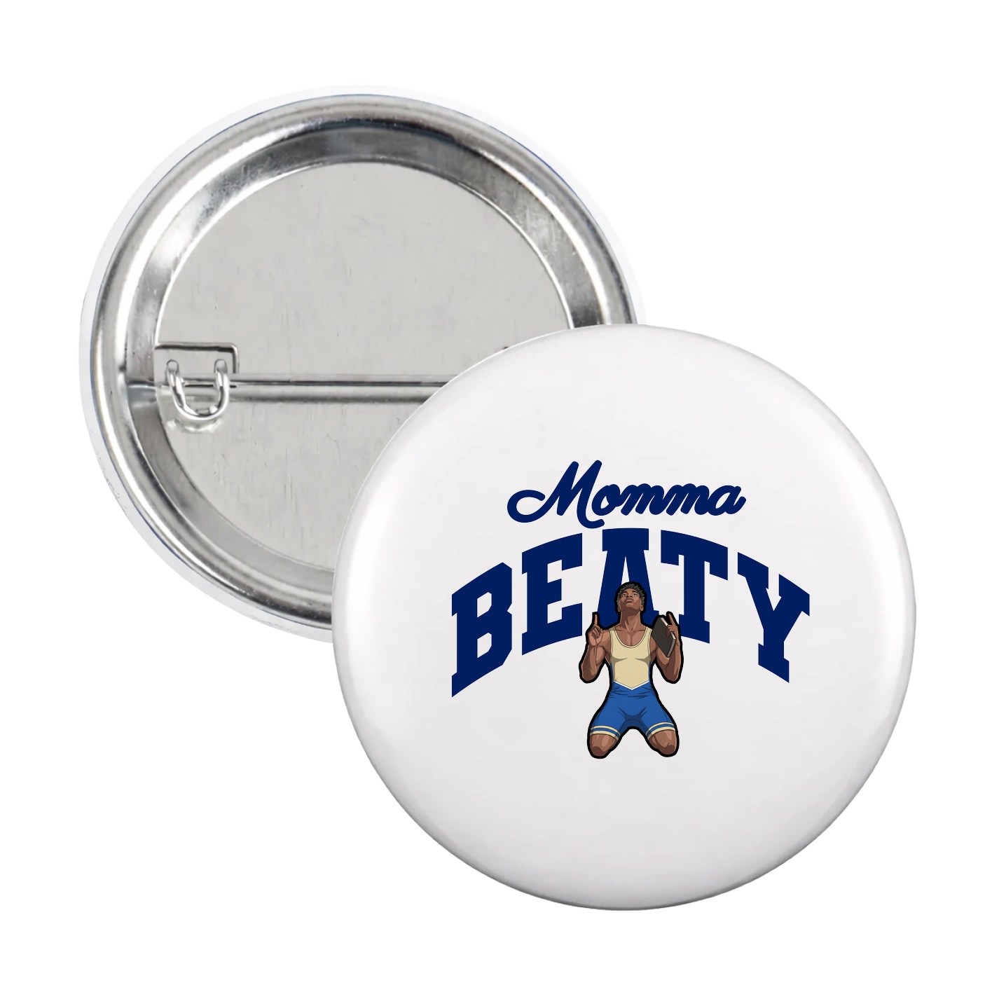 Game Day Button — Mothers Day Arch in White