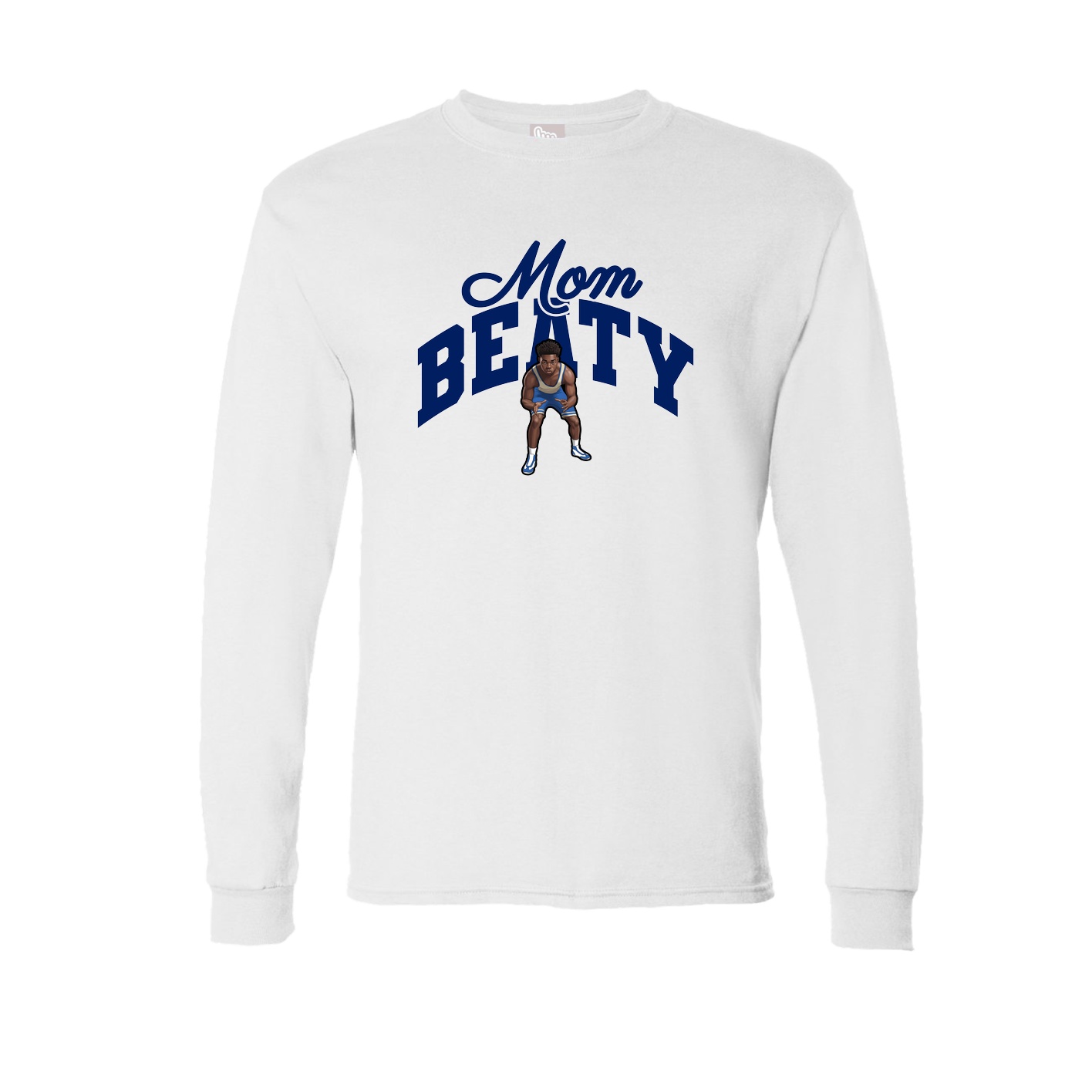 Long Sleeve Tee — Mothers Day Arch in White