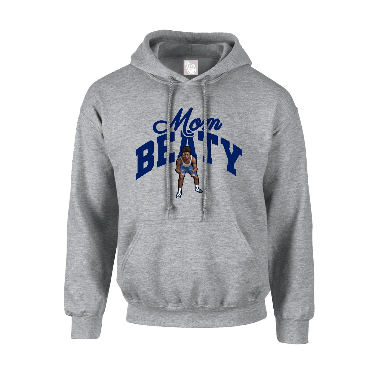 Youth Hoodie — Mothers Day Arch in Grey