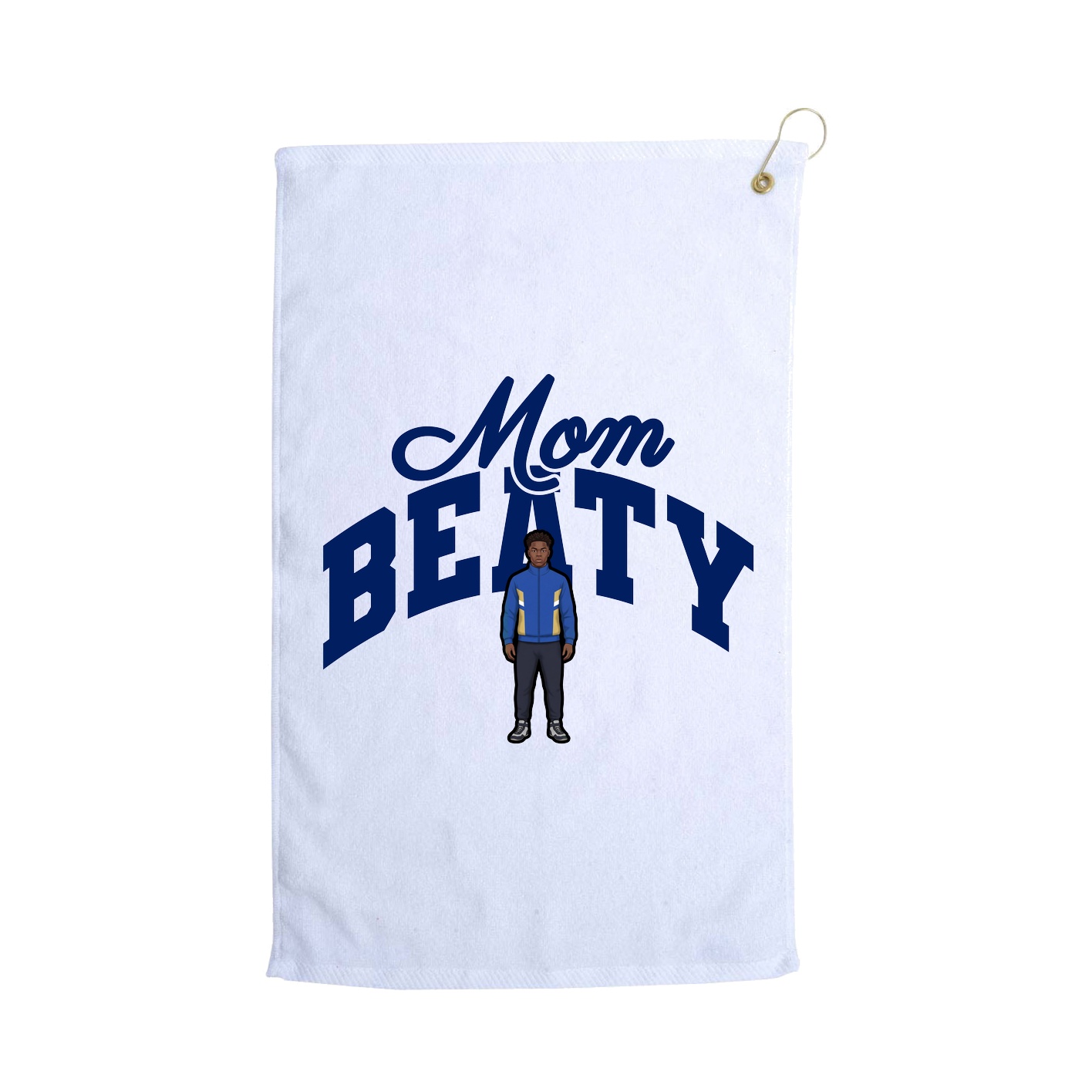 Golf Towel — Mothers Day Arch in White