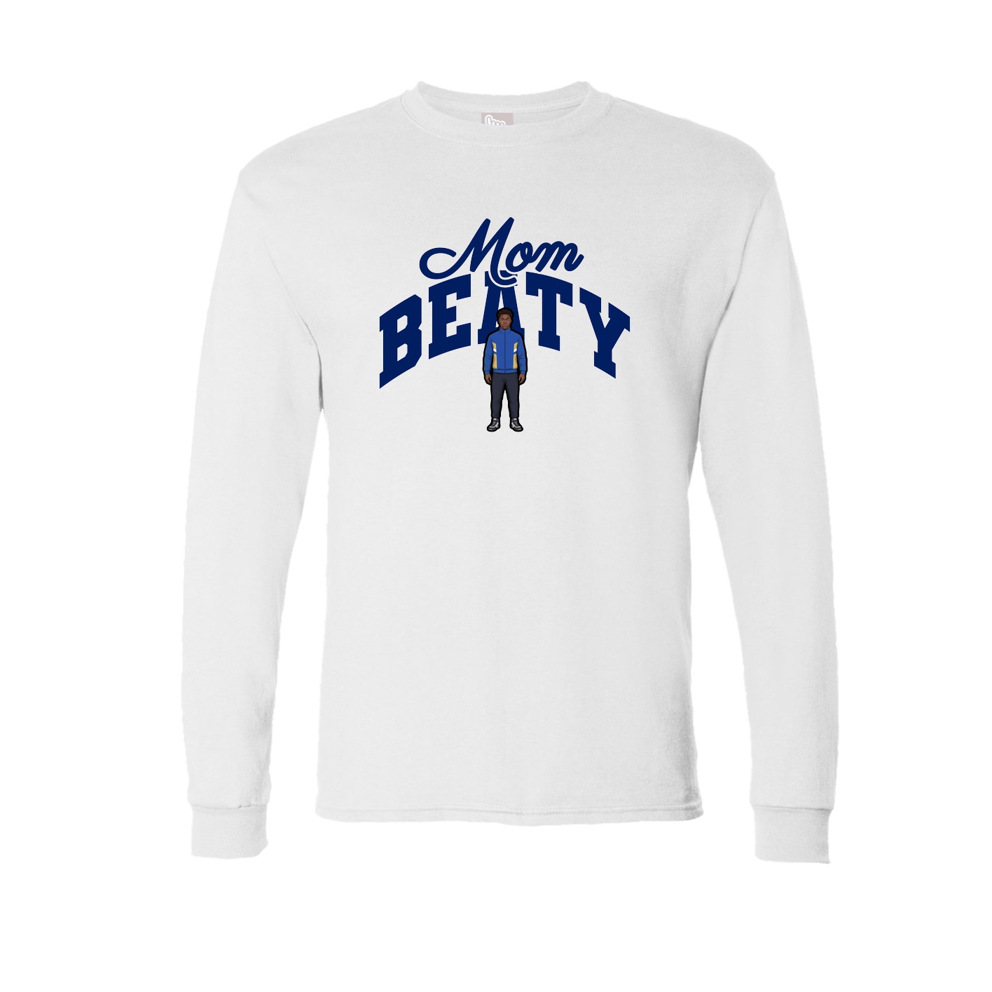 Long Sleeve Tee — Mothers Day Arch in White