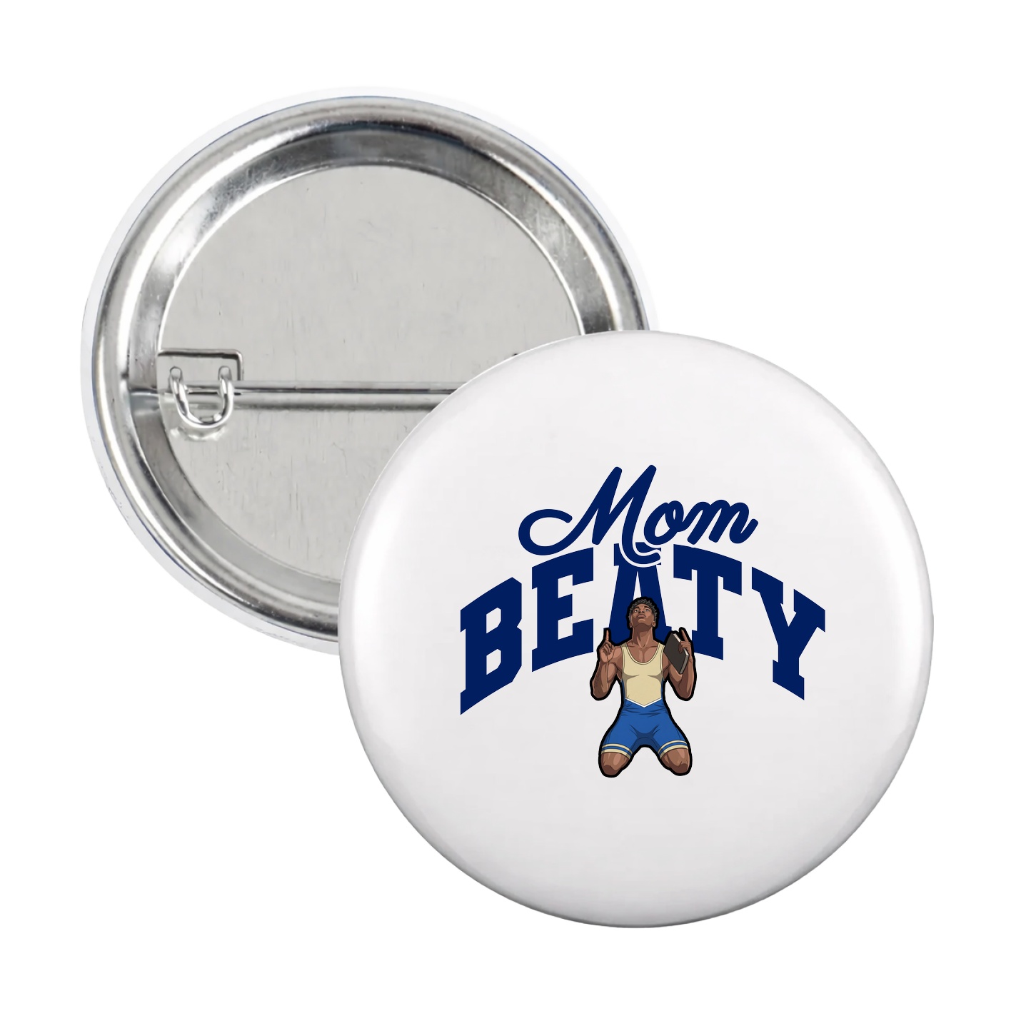 Game Day Button — Mothers Day Arch in White