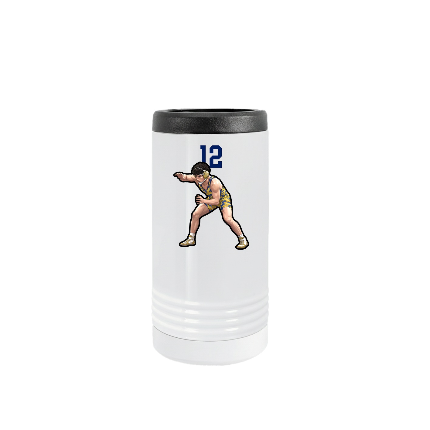 Slim Beverage Holder — Number Top in White