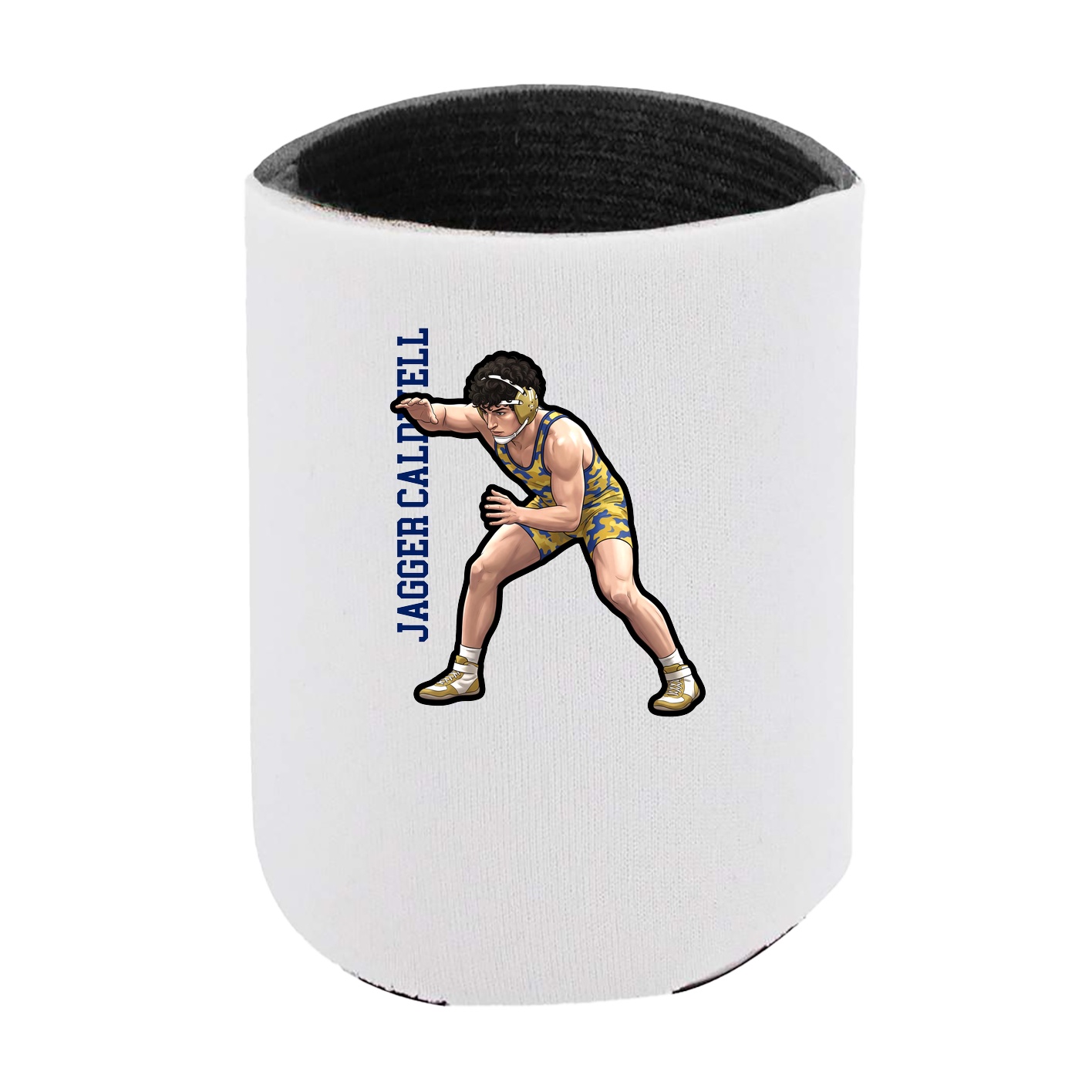 Can Holder — Name Vertical in White