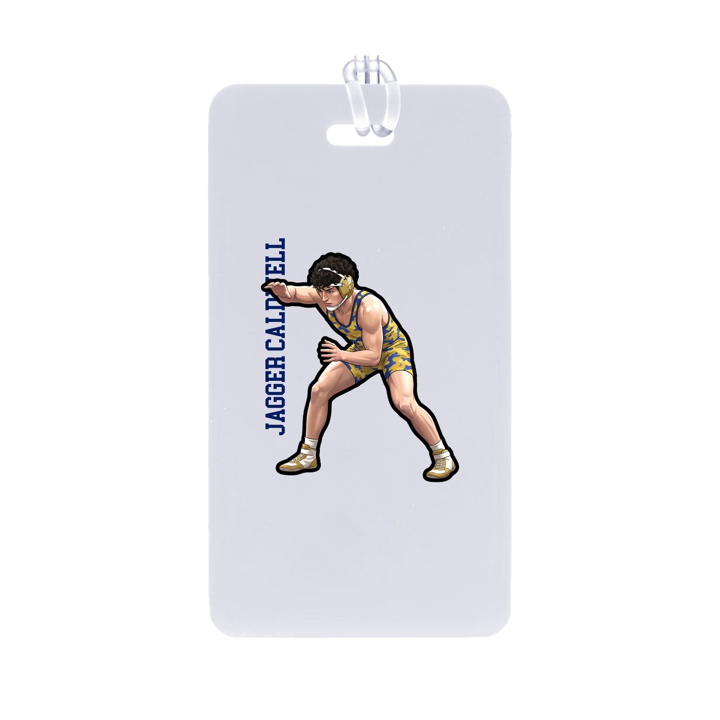 Bag Tag — Name Vertical in Classic