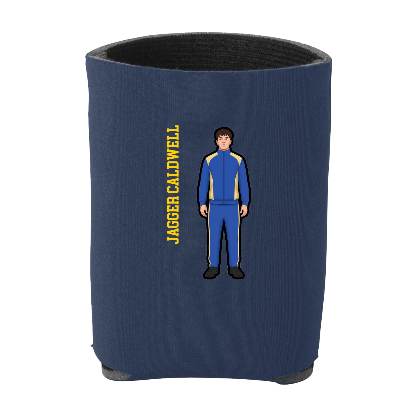Can Holder — Name Vertical in Navy