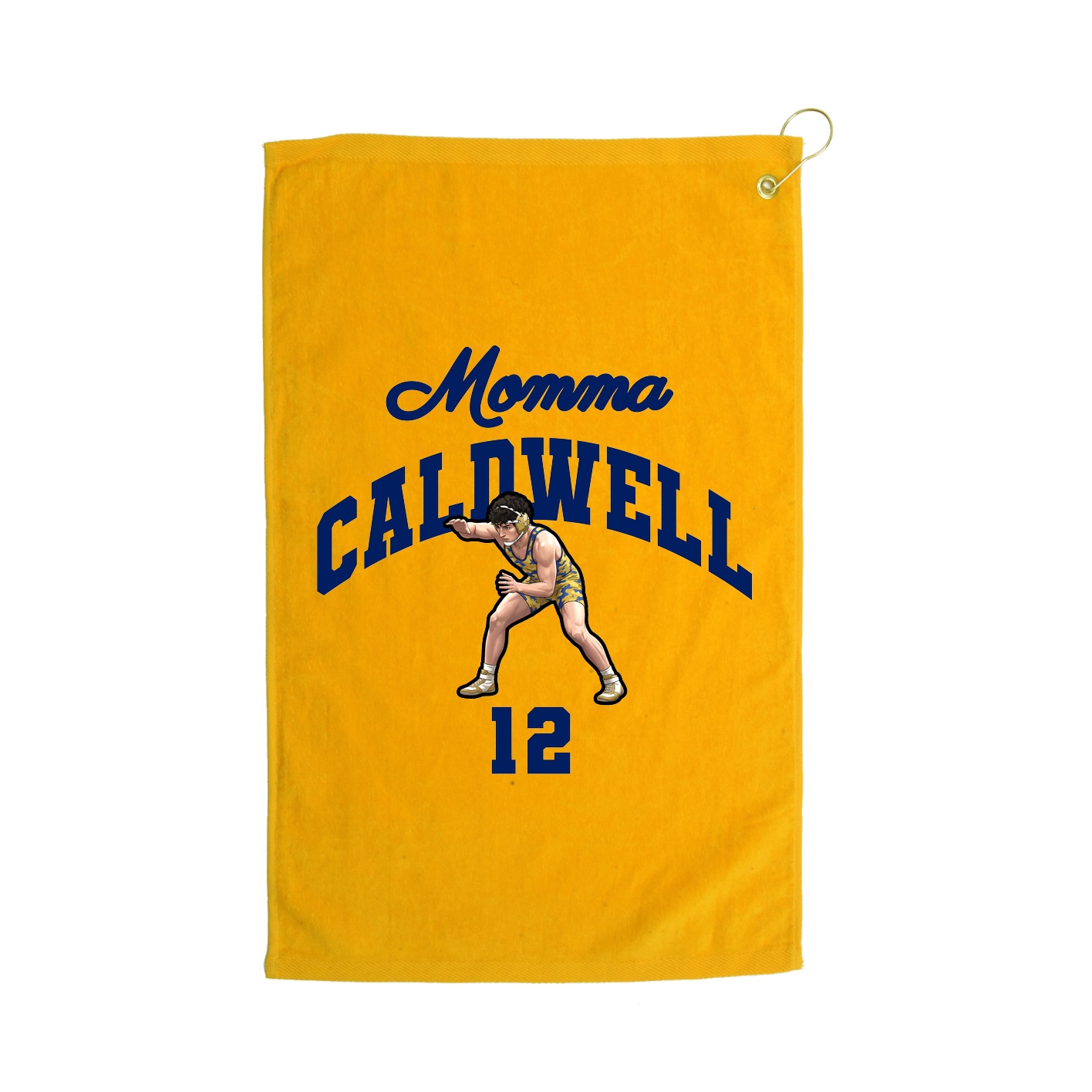Golf Towel — Mothers Day Arch in Gold