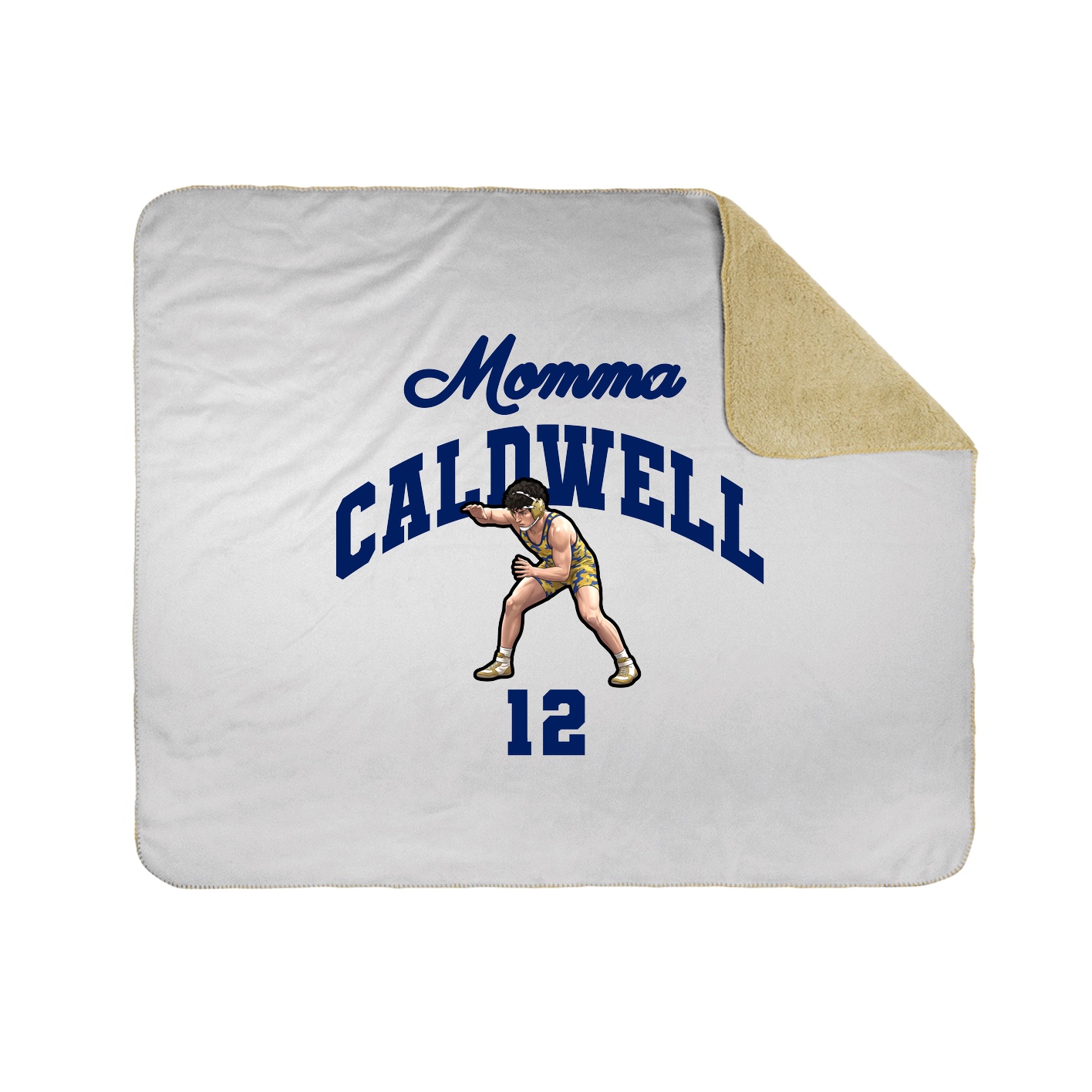 Throw Blanket — Mothers Day Arch in White