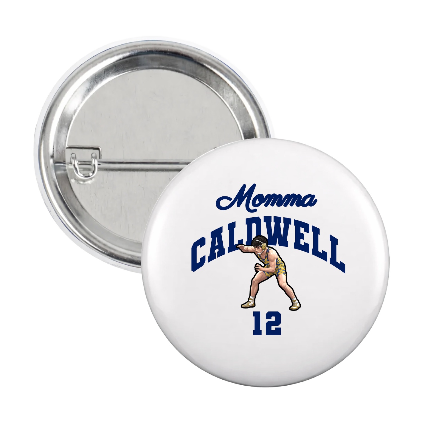 Game Day Button — Mothers Day Arch in White