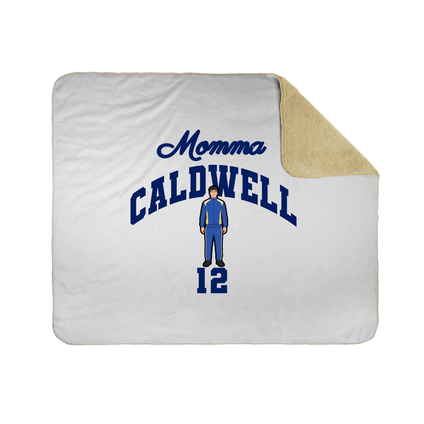 Throw Blanket — Mothers Day Arch in White