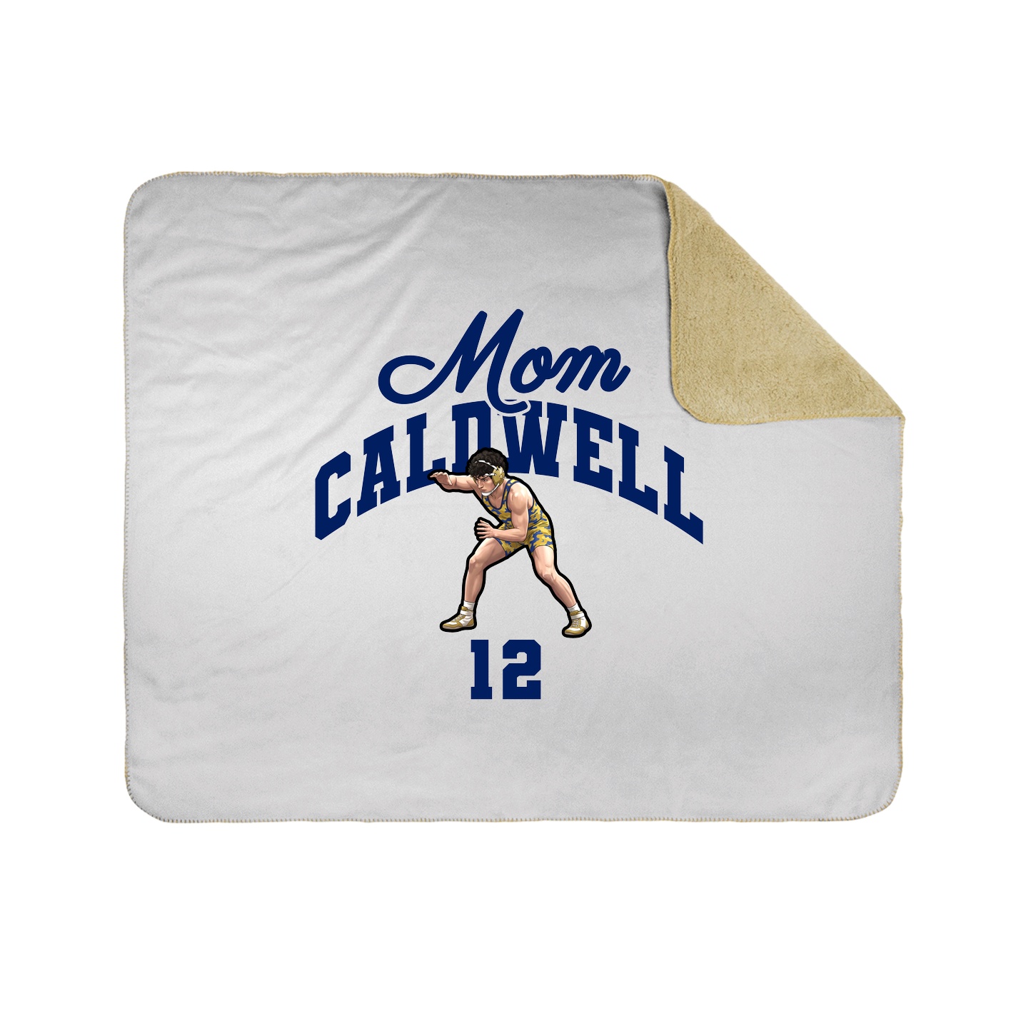 Throw Blanket — Mothers Day Arch in White