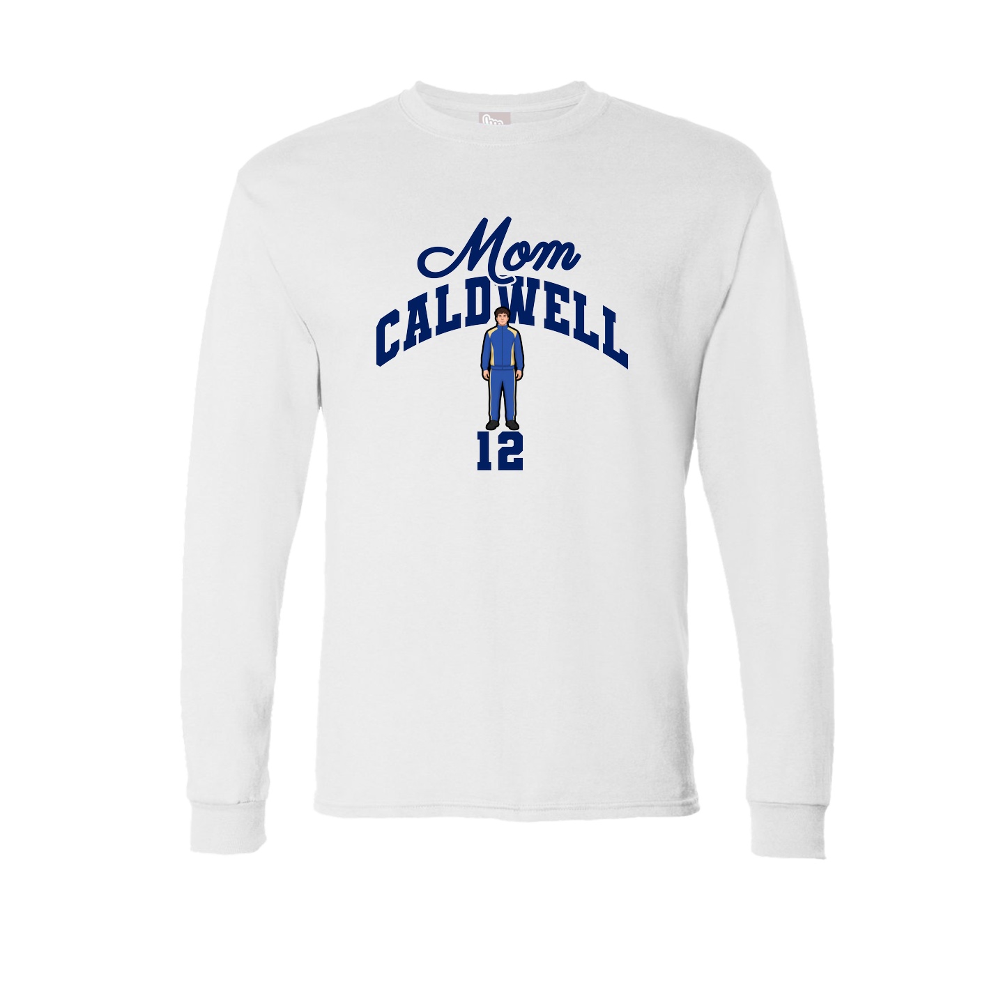 Long Sleeve Tee — Mothers Day Arch in White
