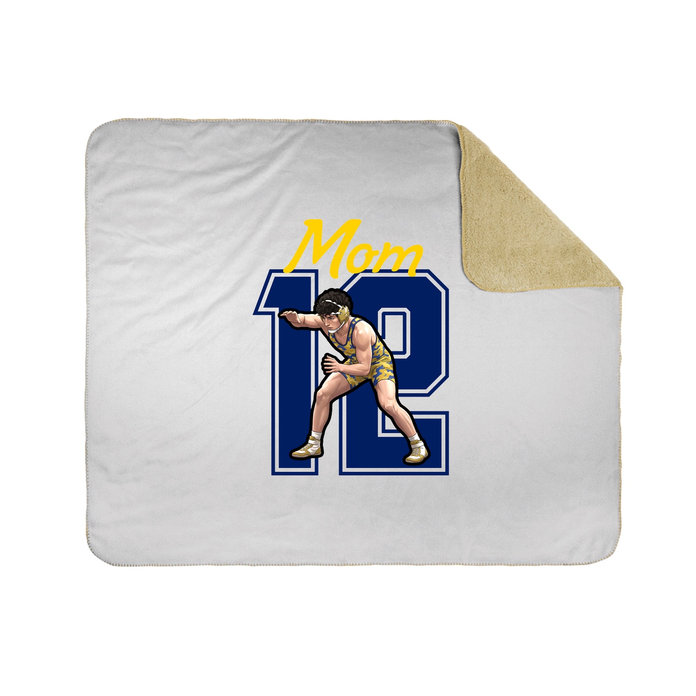 Throw Blanket — Mothers Day Shirsey in White