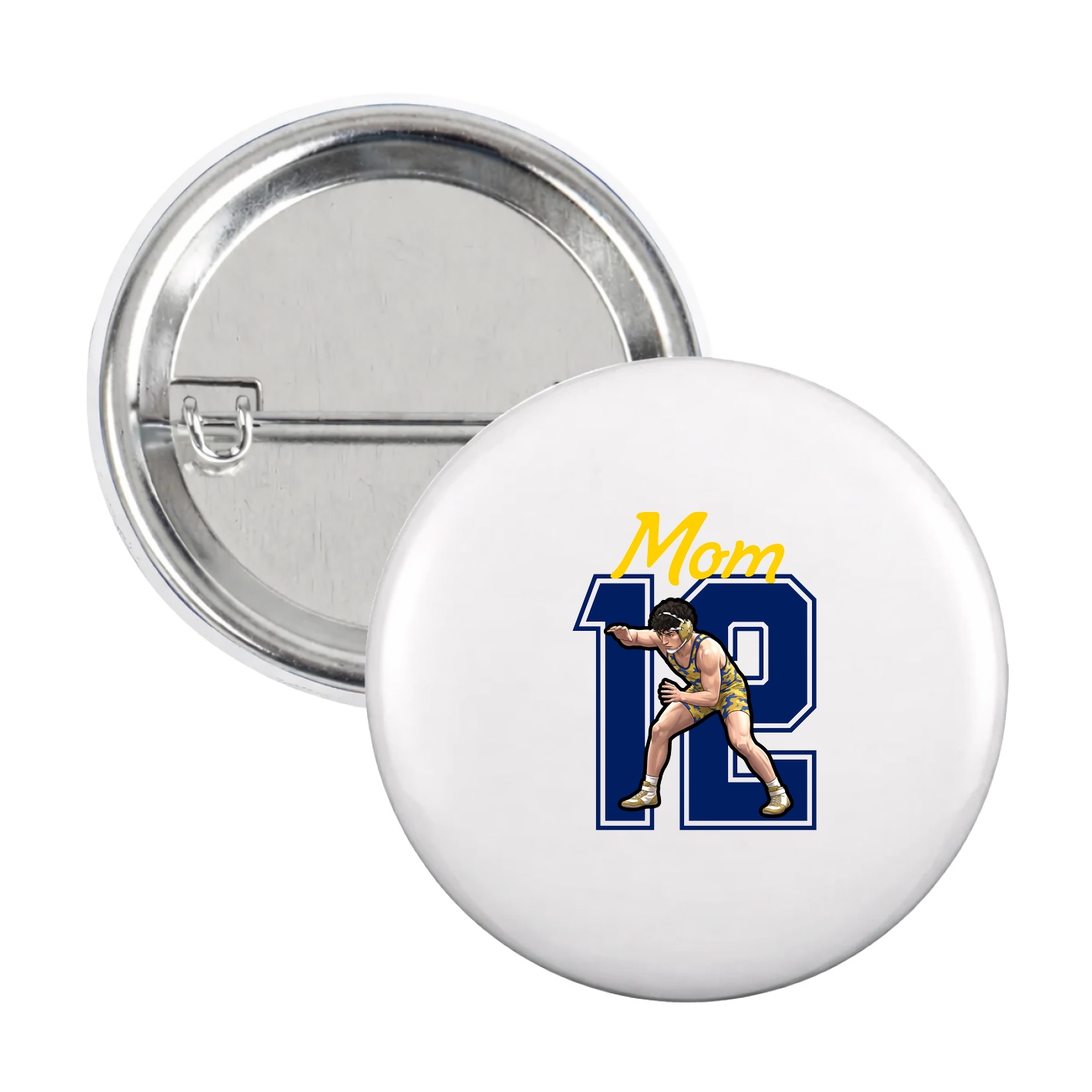 Game Day Button — Mothers Day Shirsey in White